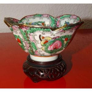 Canton Porcelain Bowl, Known As Famille Rose, Qianlong Emperor 