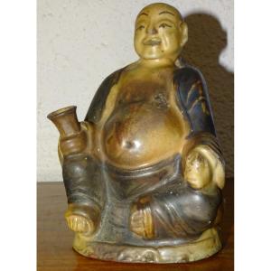 Ancient Drinking Buddha Monk, China Or Japan, 19th Century