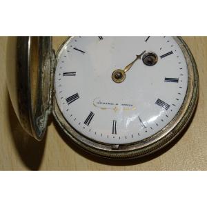 Silver Coq Lépine Watch In Paris