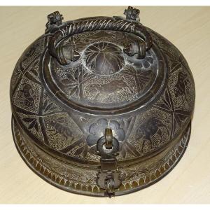 Antique Bronze Betel Box