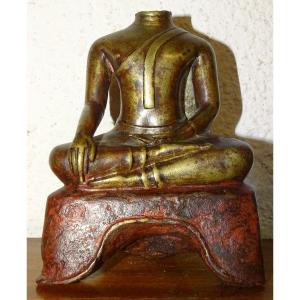 Bronze Temple Buddha, Asia, 18th Century