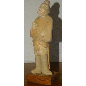 Tang, Antique Terracotta Sculpture, 18th Century Or Earlier, China