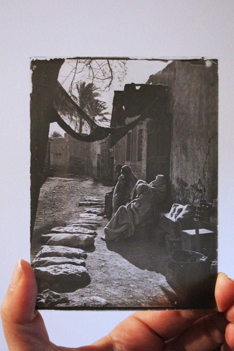 Lastre di vetro fotografiche vintage, fine 800' inizio 900' di colonia Tedesca