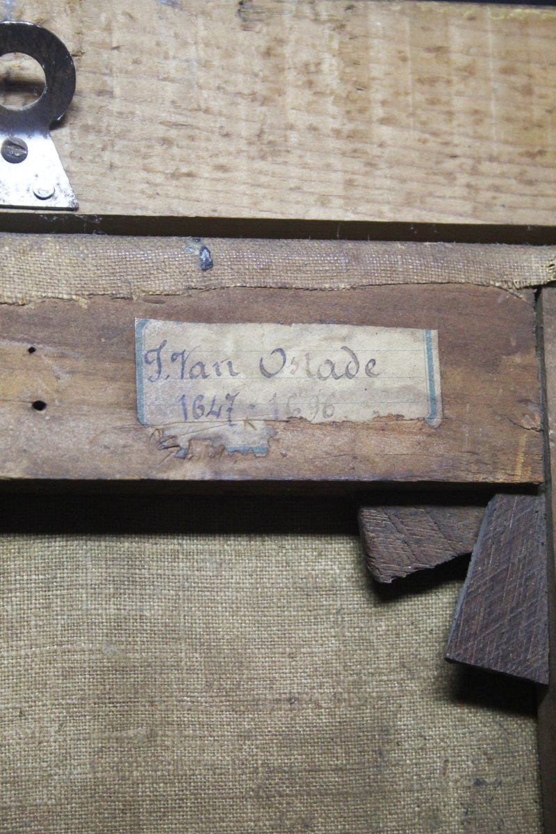 Scuola fiamminga, interno con figure in osteria-photo-4