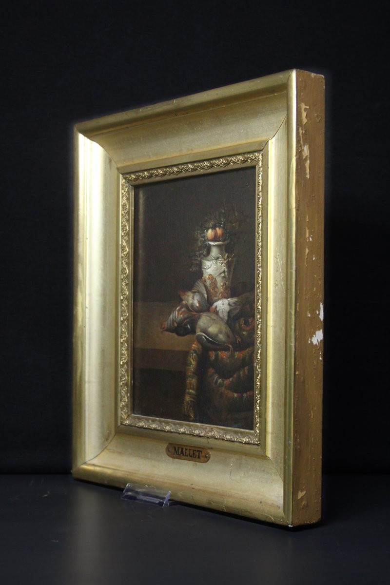 Scuola fiamminga, Natura morta con pernici-photo-4