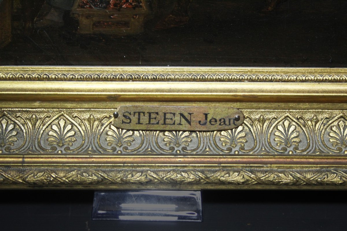 Scuola fiamminga, Interno con donna che stira-photo-3