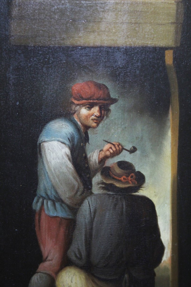 Scuola fiamminga, fumatori di pipa-photo-2