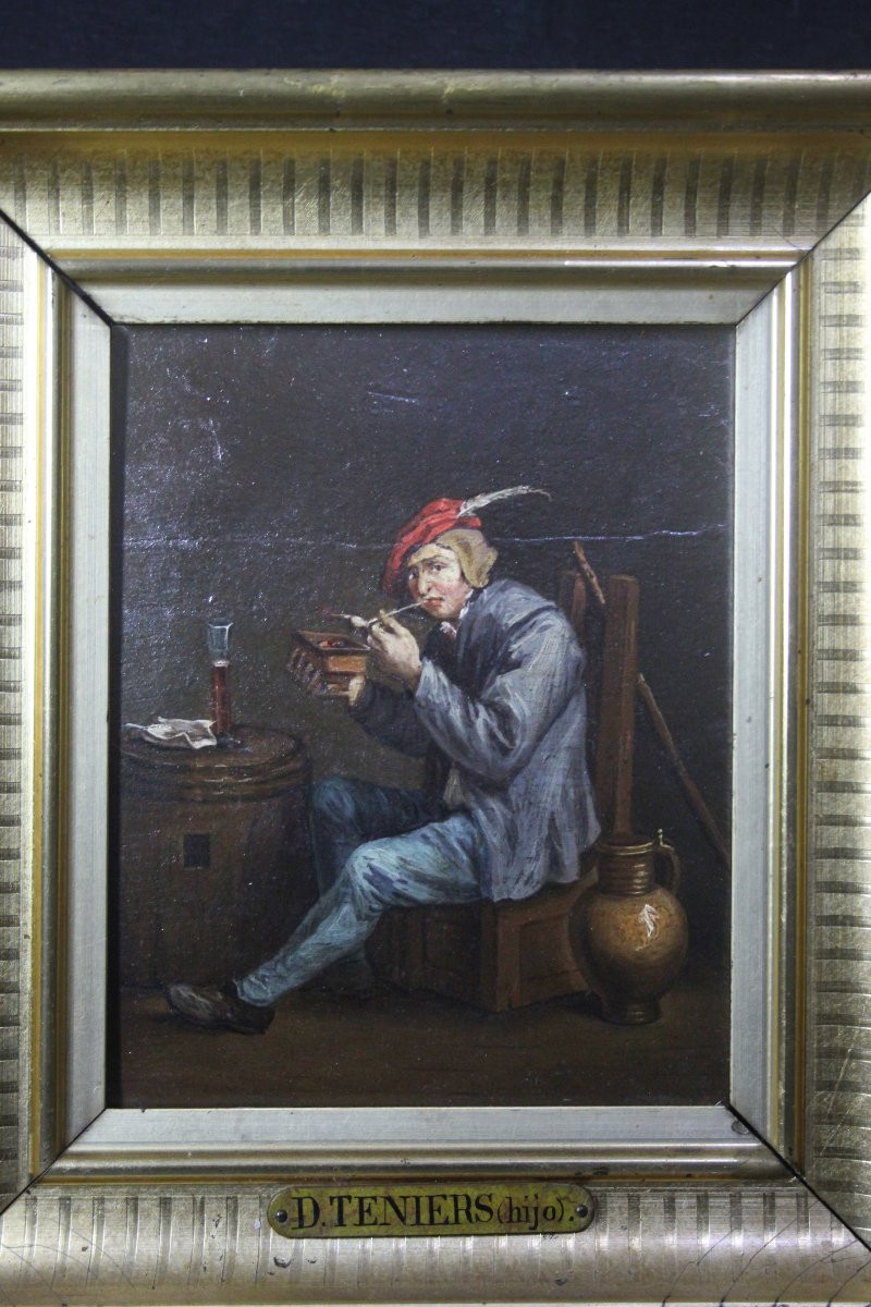 Scuola fiamminga, Il fumatore-photo-1