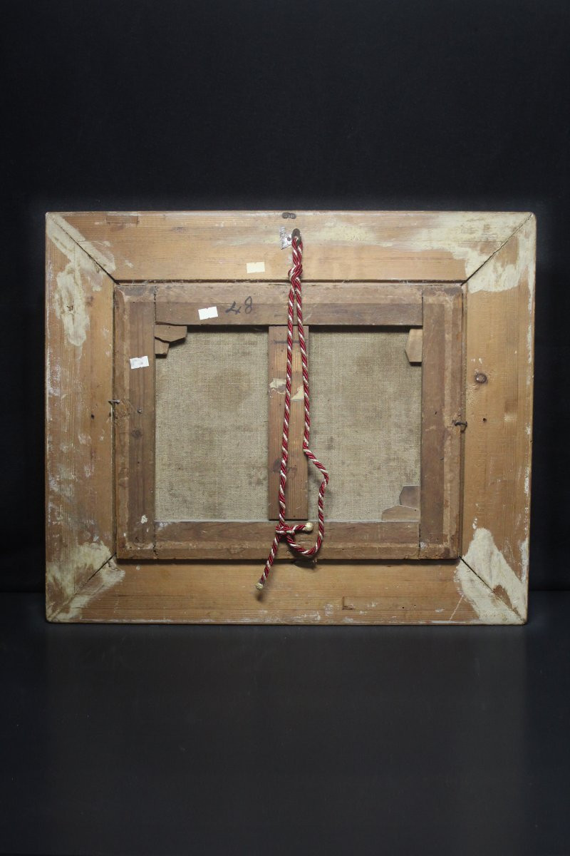 Scuola fiamminga, Interno di cucina con figure-photo-4