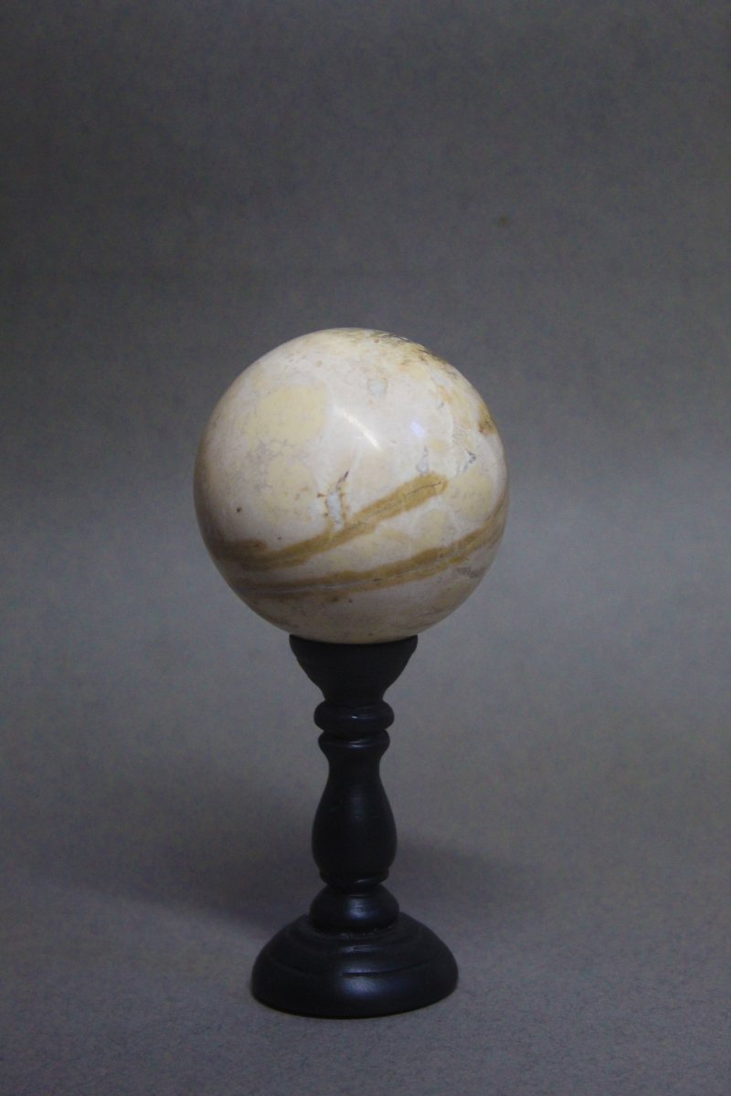 Sfera di Diaspro Maligano, su supporto personalizzato-photo-3
