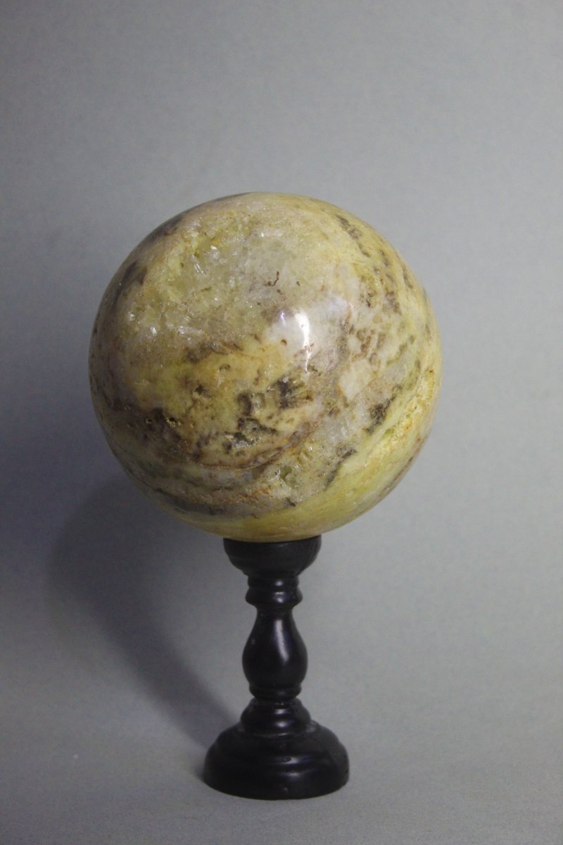 Sfera di quarzo su supporto personalizzato-photo-3