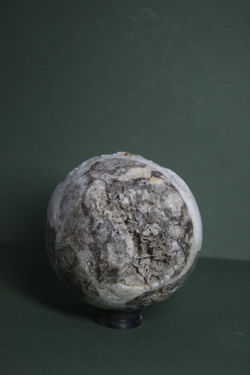Sfera di quarzo su supporto personalizzato-photo-5