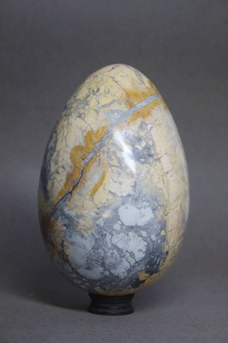 Coppia di Diaspro Maligano, uova e sfera-photo-1