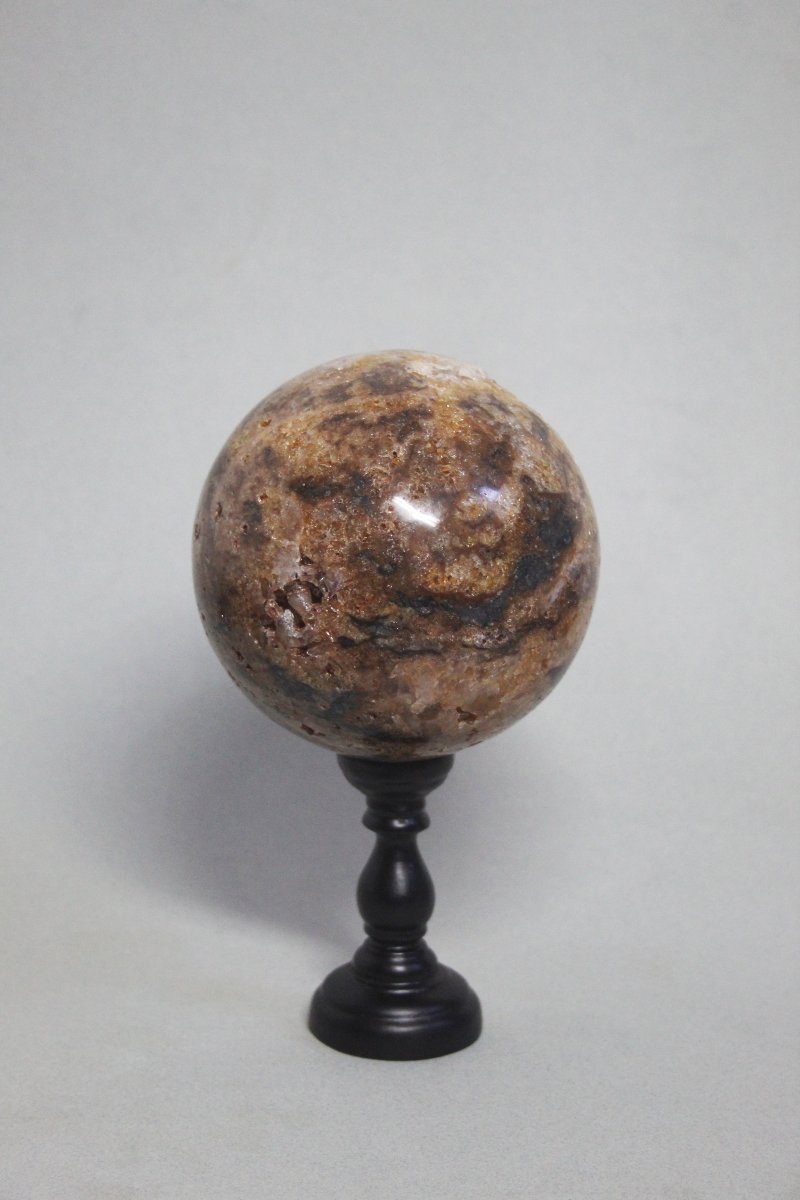 Sfera di quarzo su base personalizzata-photo-3