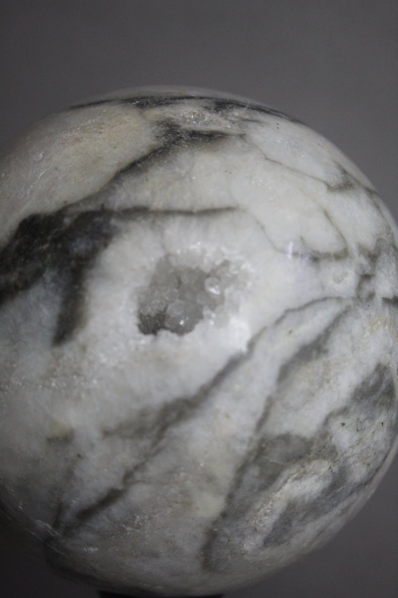 Sfera di calcite, base personalizzata-photo-4
