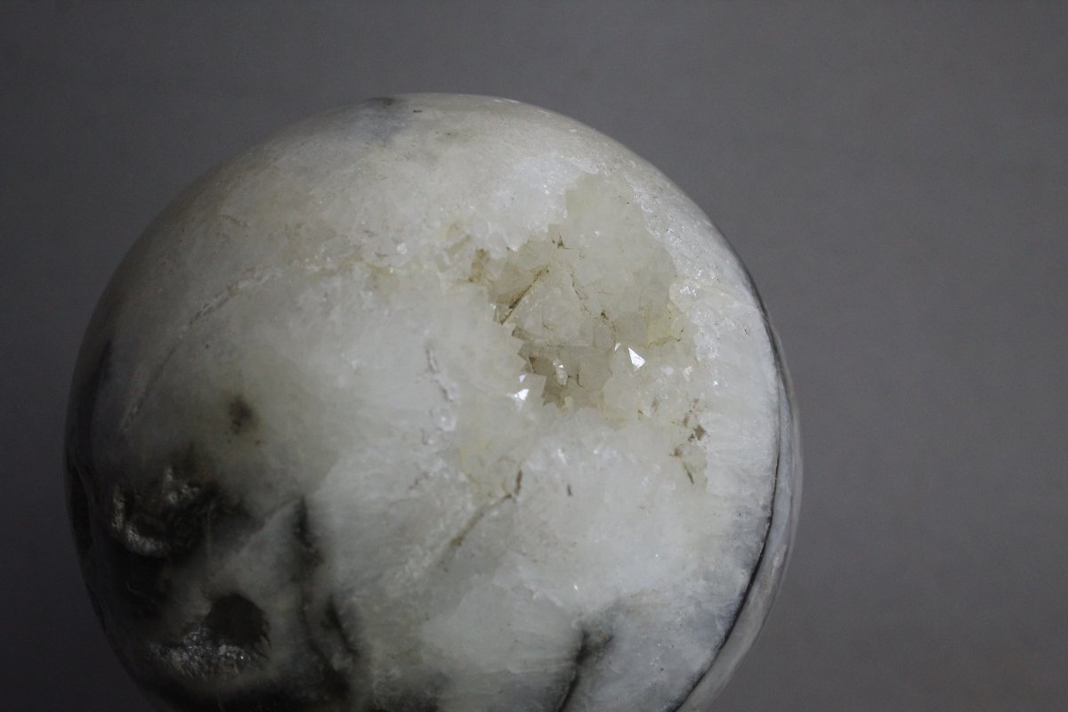 Sfera di calcite, base personalizzata-photo-4