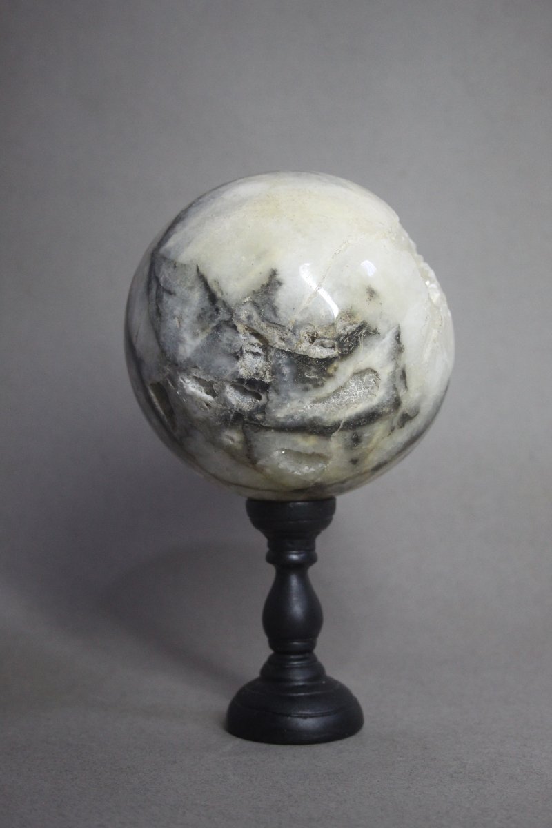 Sfera di calcite, base personalizzata