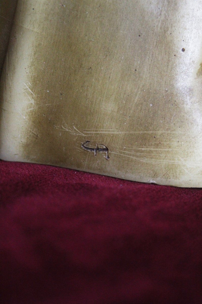 Busto della Vergine velata in cera d’api – Inizio XIX secolo-photo-3