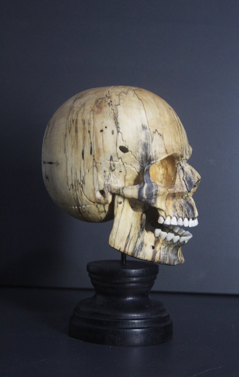 Vanitas, legno di tamarindo e osso-photo-2