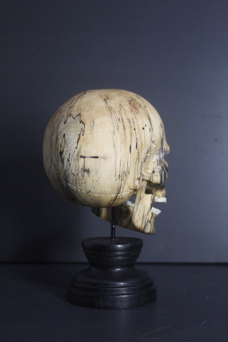 Vanitas, legno di tamarindo e osso-photo-4