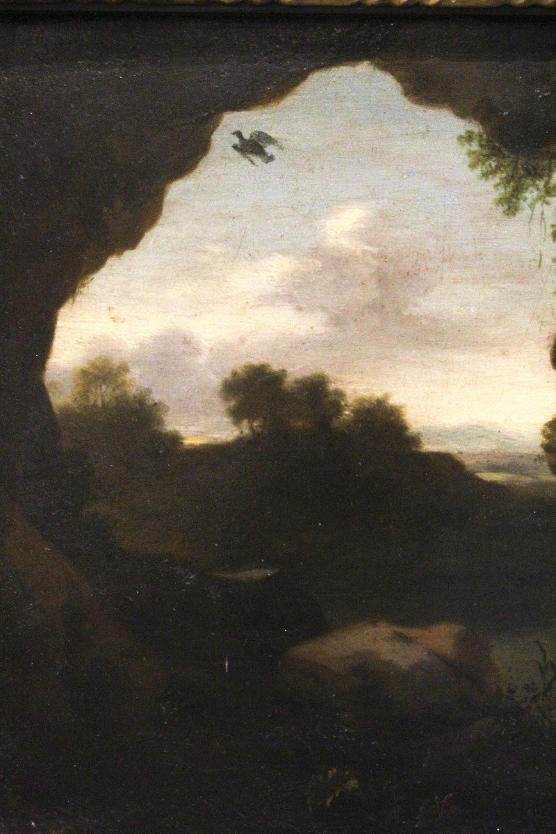 Dipinto di Santo, Olio Su Rame, Italia XVIII secolo-photo-1