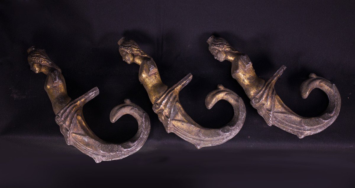 Set di candelabri antichi da muro sec. XVIII