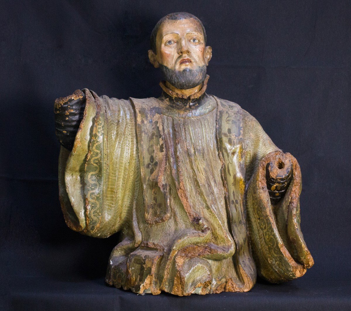 Scultura in legno di San Francesco Saverio 1715-35