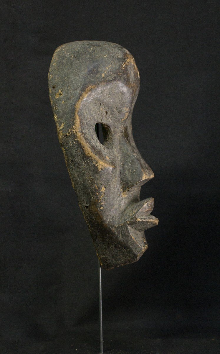 Arte Africana, maschera Dan antica datata 1935-photo-2