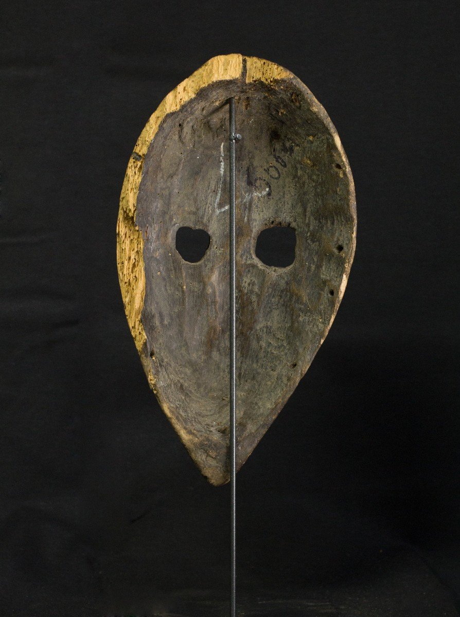 Arte Africana, maschera Dan antica datata 1935-photo-3
