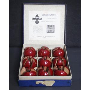 Set didattico di “Breukenappels” (Mele delle frazioni) – Critas, Doorn, ca. 1920