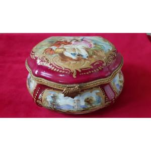 Coffret Porcelaine Sèvres 19ème.