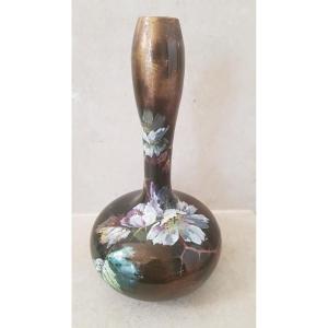 Art Nouveau Vase By Clément Massier