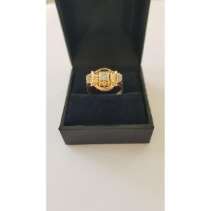 Gold And Diamond Ring