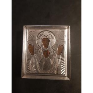 19th Century Russian Travel Icon