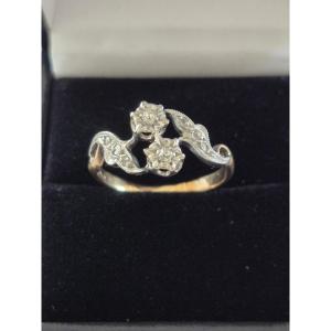 Gold And Diamond Ring