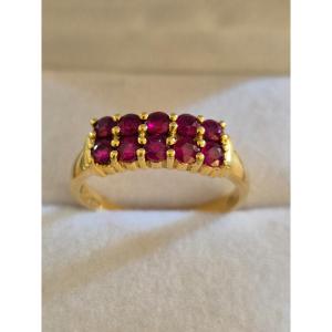 Gold- Ruby Ring
