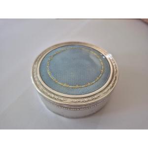 Enameled Silver Box