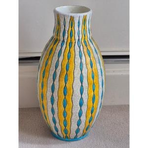 Art Deco Vase By Catteau