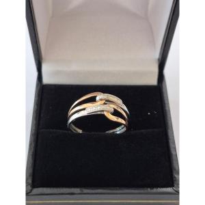 Modernist Gold-diamond Ring