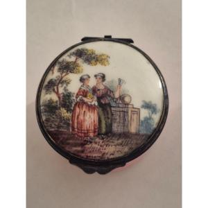 Enameled 18th Century English Box