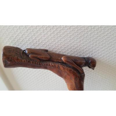 Monoxyle Dog Rod 19th