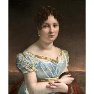Portrait Of A High-quality Lady From The Empire Period, 1805-1810
