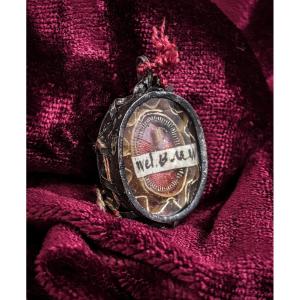 Silver Reliquary Containing A Fragment Of The Veil Of The Virgin Mary, 18th Century