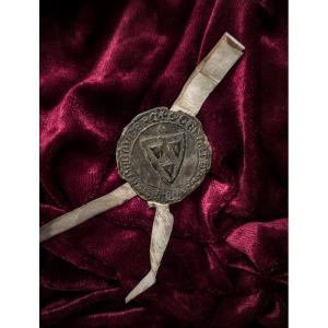 Medieval Knight's Seal, France, 13th-14th Century.