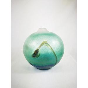 Jean Claude Novaro Blown Glass Ball Vase