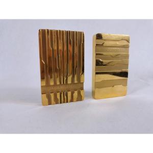 Decorative Bronze Plaques, Memento "today Tomorrow" Yves Mille Camps 