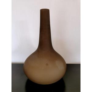 Organic And Slender Murano Vase By Salviati 