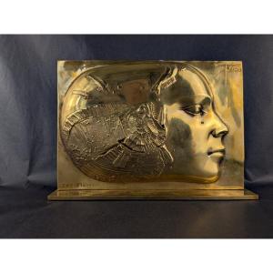 Sculpture Bronze Signed Yves Trémois 