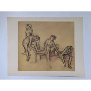 Engraving - Edgar Degas, Paul Valéry: Degas Danse, Dessin. Ambroise Vollard, Paris 1936