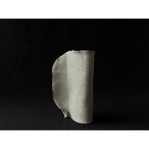 Stoneware Vase, Freeform, (fold) By Joost Maréchal (1911–1971), Belgium, 1960s